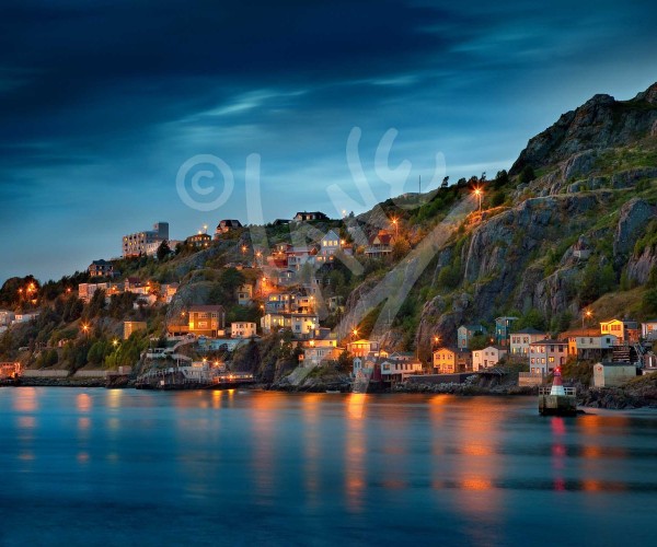 St, John's - The Battery at Dusk
